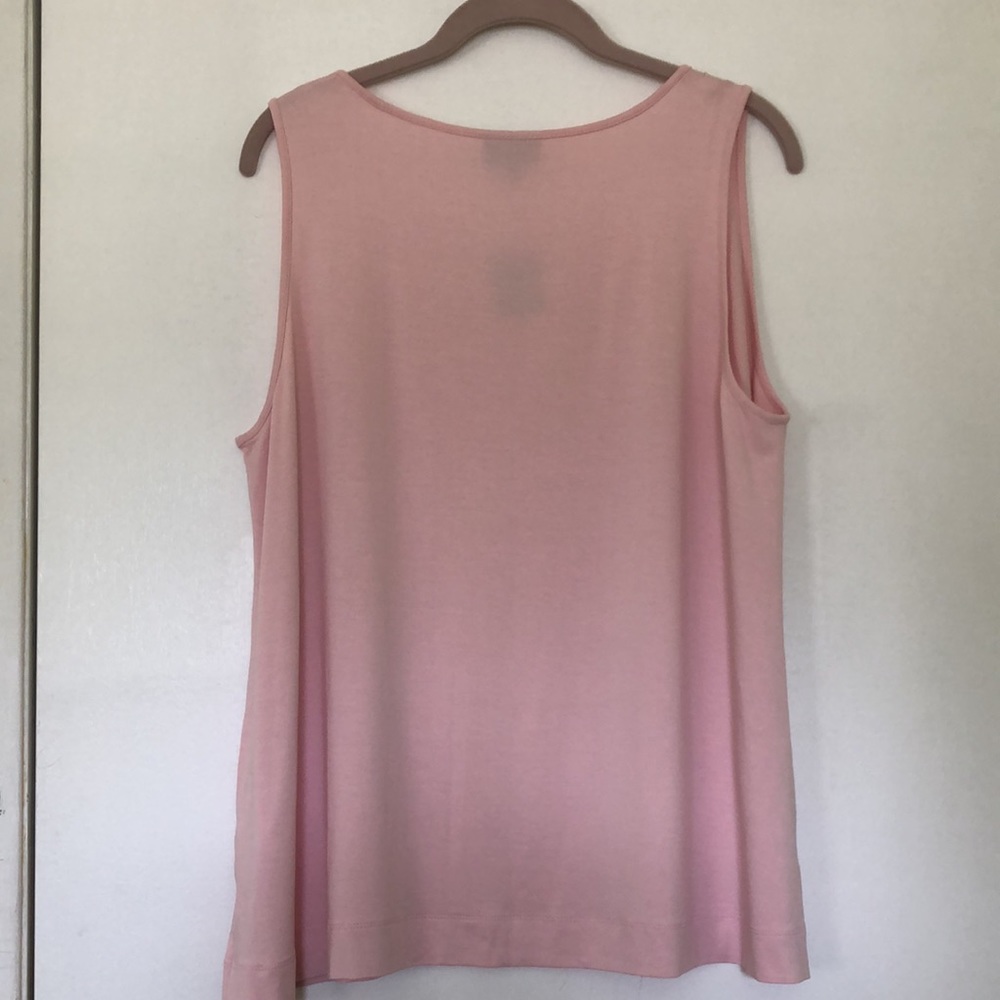 J.Jill Pink Tank Top Basic Sz L - Picture 4 of 4
